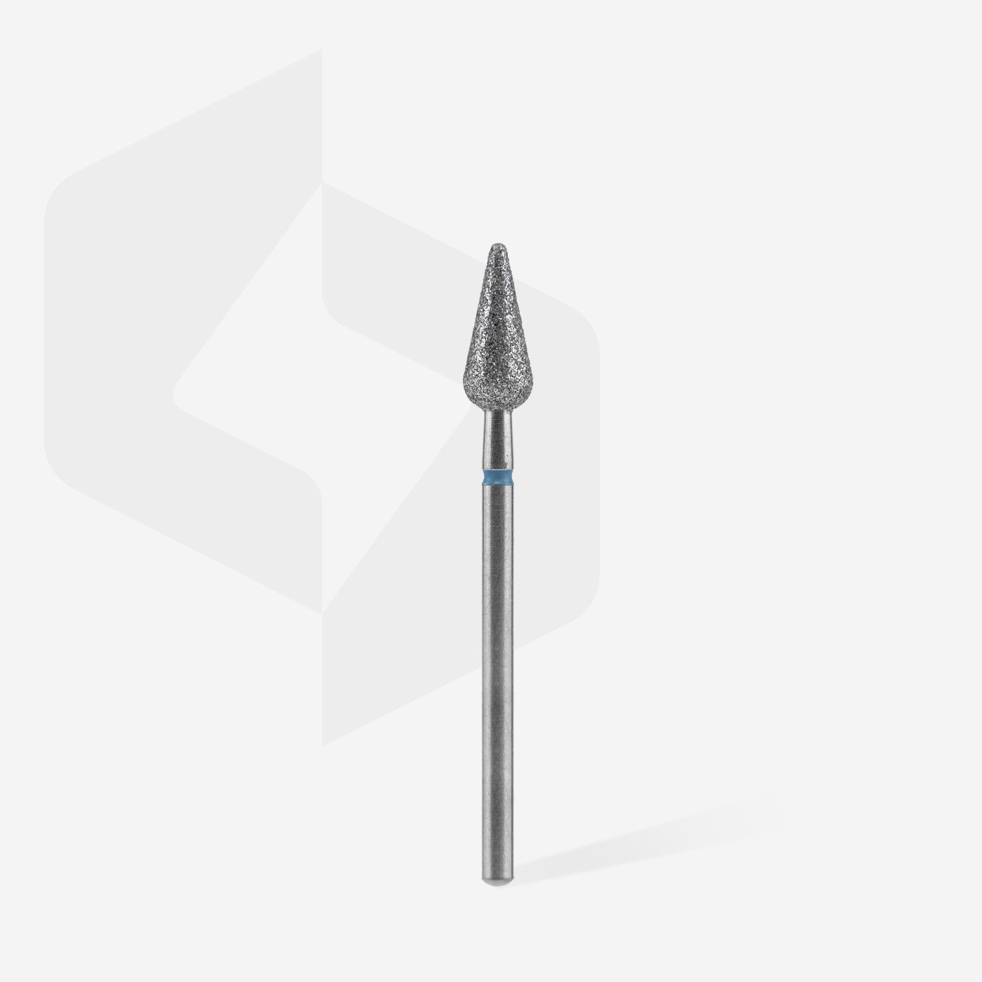 Staleks Punta diamantata Pera Appuntita, blu, diametro 5 mm - lunghezza punta 12 mm