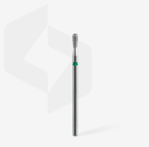 STALEKS Punta diamantata Verde pera inversa mini Diametro 2,3 Mm